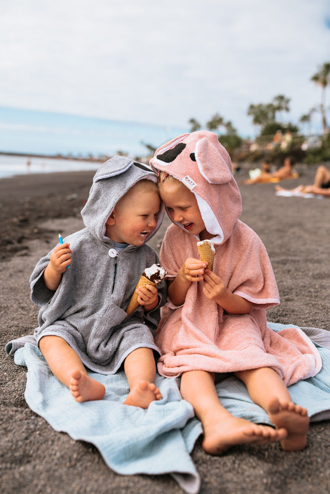 Ponchos and bathrobes