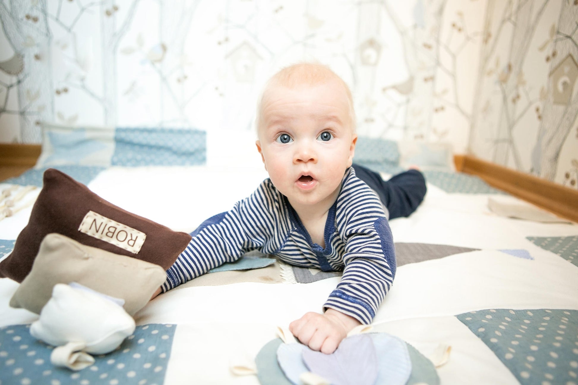 Textile baby toy "Pillow heap"