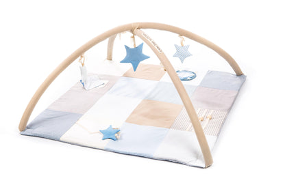 Small baby activity mat, 100x100 cm - Blue