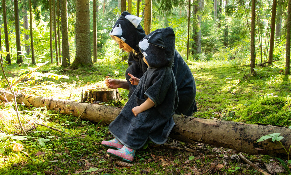 Short-Sleeve Poncho WOLF - For KIDS