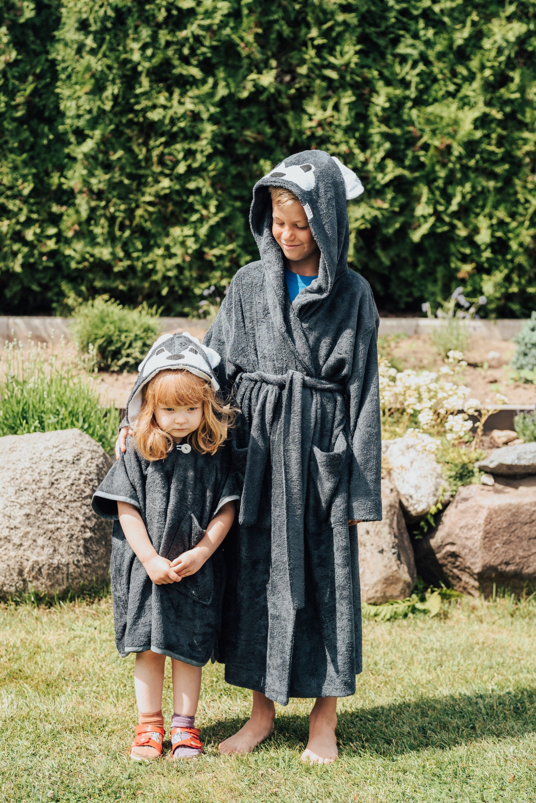 Short-Sleeve Poncho WOLF - For KIDS