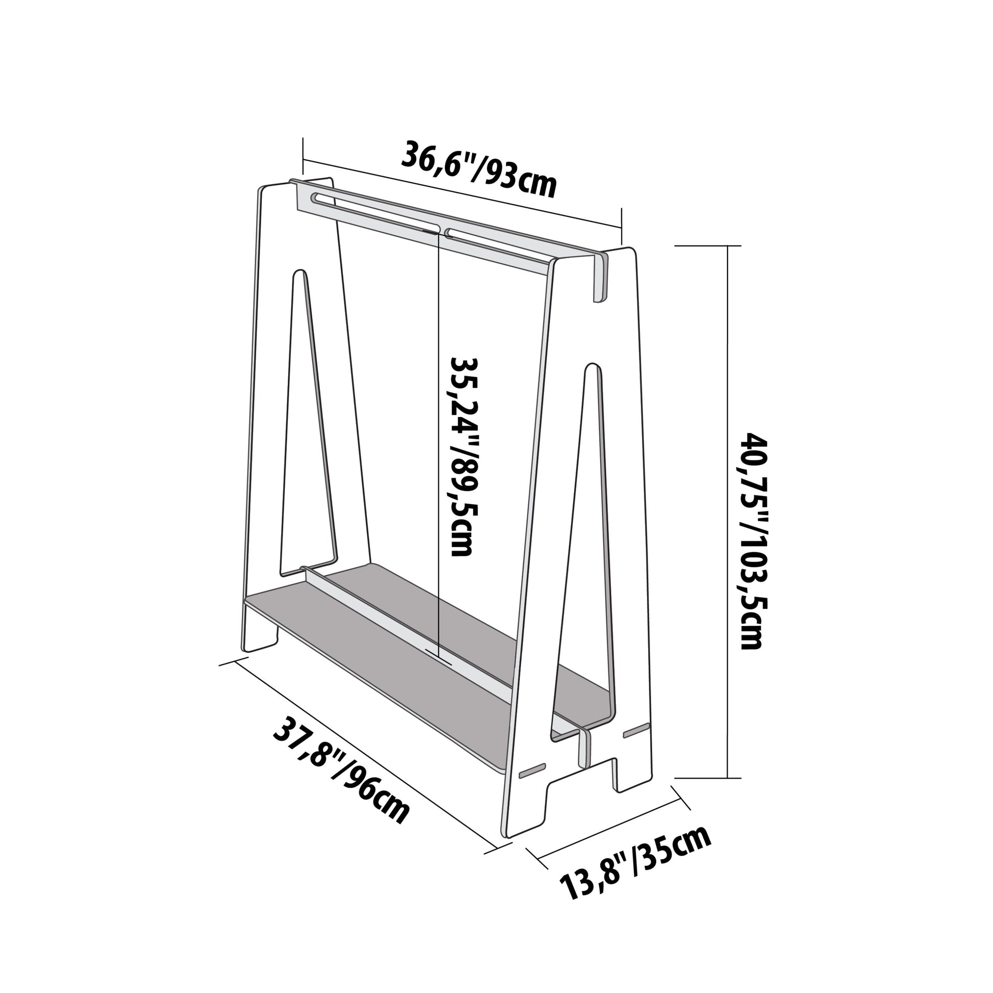 Toddlers Clothing Rack for Hangers