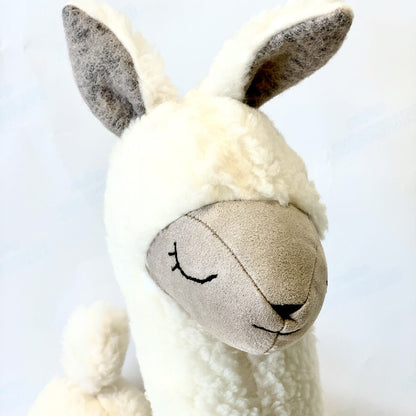 Soft Toy-Pillow Alpaca - Cream