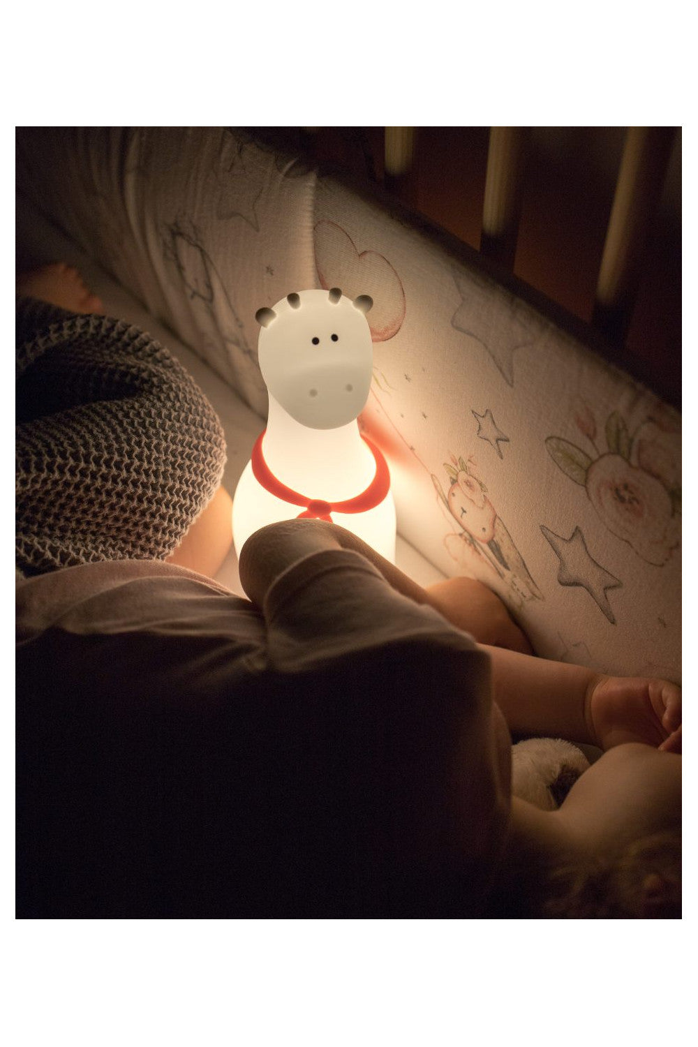 Giraffe Silicone Lamp - White